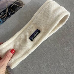 Patagonia head band white euc